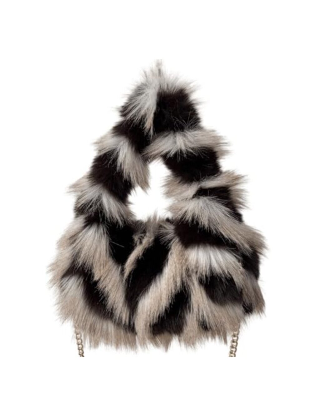 Faux Fur Hobo Tote Shoulder Bag Lightweight Crossbody Purse